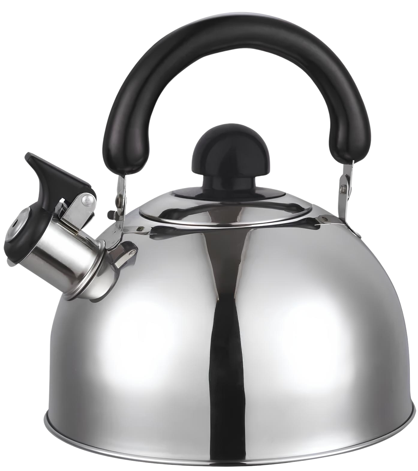 WHISTLING STEEL STOVE TOP TEA KETTLE